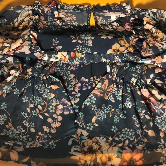 🟠 ERI+ALI 🟠 (Anthro) long sleeve blouse - Picture 5 of 10